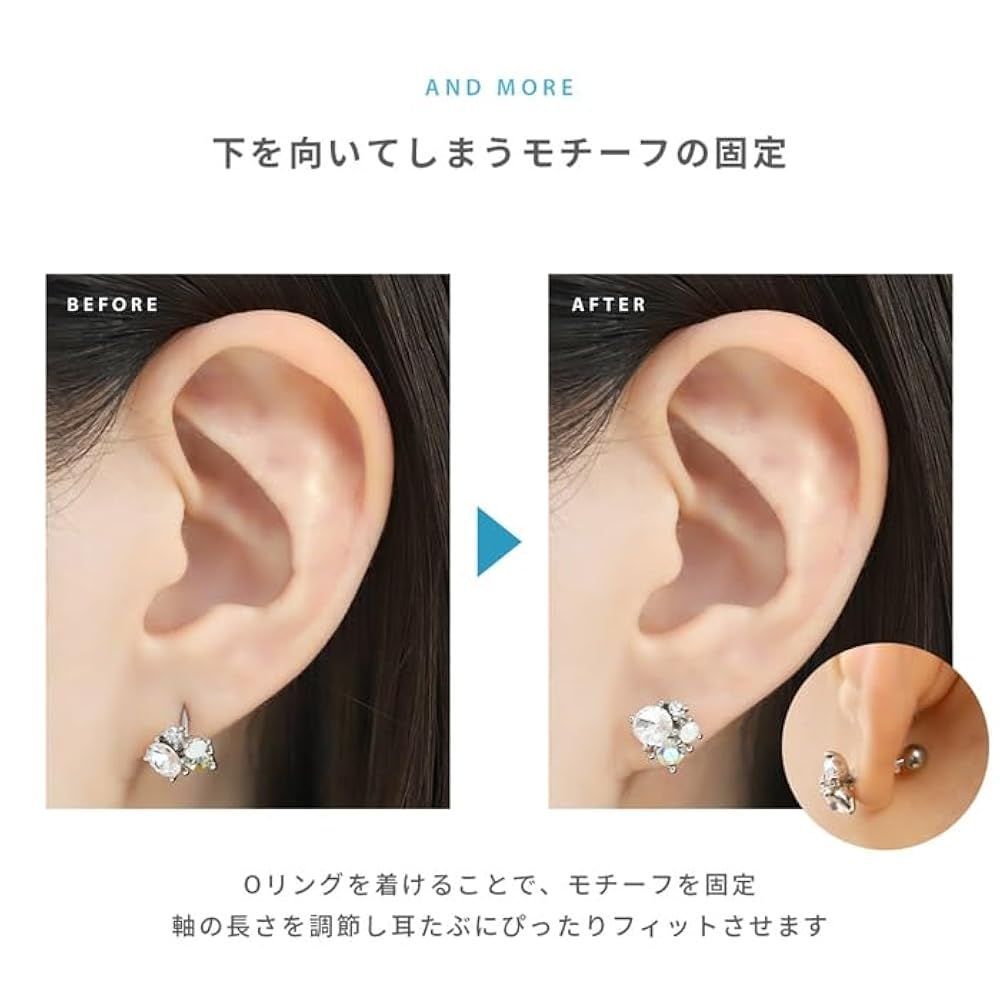 おりりん　ピアス2点 Amazon.co.jp: [凛りん] 10個セット ゴム Oリング 透明オー